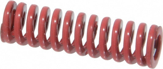 Dayton Lamina 9-0605-26 Die Spring 3/8" Hole Dia, 3/16" Rod Dia, 1-1/4" Free Length, Red