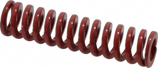 Dayton Lamina 9-0808-26 Die Spring 1/2" Hole Dia, 9/32" Rod Dia, 2" Free Length, Red