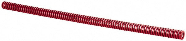 Dayton Lamina 9-0848-26 Die Spring 1/2" Hole Dia, 9/32" Rod Dia, 12" Free Length, Red
