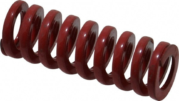 Dayton Lamina 9-1007-26 Die Spring 5/8" Hole Dia, 11/32" Rod Dia, 1-3/4" Free Length, Red