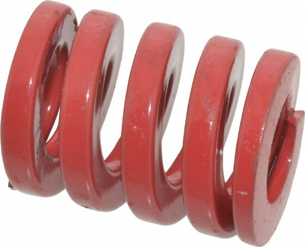 Dayton Lamina 9-1605-26 Die Spring 1" Hole Dia, 1/2" Rod Dia, 1-1/4" Free Length, Red