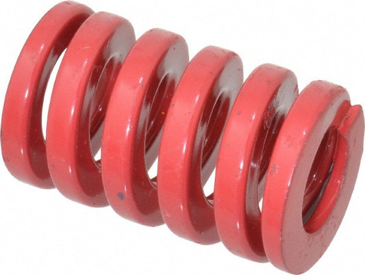 Dayton Lamina 9-1606-26 Die Spring 1" Hole Dia, 1/2" Rod Dia, 1-1/2" Free Length, Red