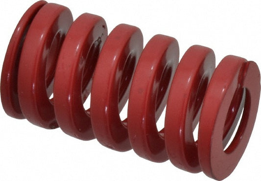 Dayton Lamina 9-1607-26 Die Spring 1" Hole Dia, 1/2" Rod Dia, 1-3/4" Free Length, Red