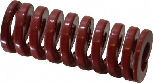 Dayton Lamina 9-1610-26 Die Spring 1" Hole Dia, 1/2" Rod Dia, 2-1/2" Free Length, Red