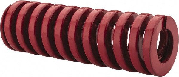 Dayton Lamina 9-1612-26 Die Spring 1" Hole Dia, 1/2" Rod Dia, 3" Free Length, Red