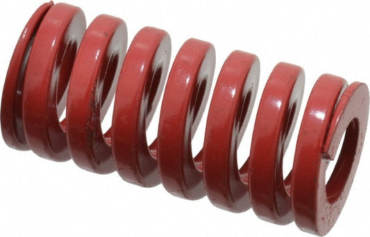 Dayton Lamina 9-2010-26 Die Spring 1-1/4" Hole Dia, 5/8" Rod Dia, 2-1/2" Free Length, Red