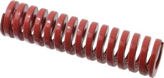 Dayton Lamina 9-2424-26 Die Spring 1-1/2" Hole Dia, 3/4" Rod Dia, 6" Free Length, Red