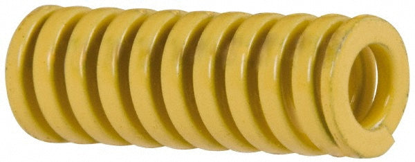 Dayton Lamina 9-0604-36 Die Spring 3/8" Hole Dia, 3/16" Rod Dia, 1" Free Length, Yellow
