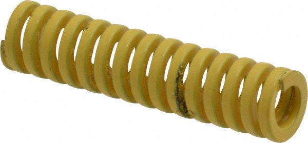 Dayton Lamina 9-0606-36 Die Spring 3/8" Hole Dia, 3/16" Rod Dia, 1-1/2" Free Length, Yellow