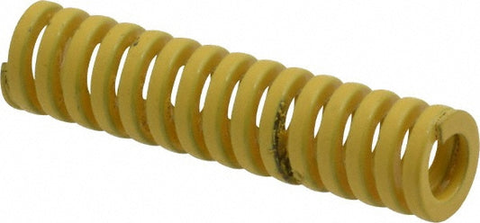 Dayton Lamina 9-0606-36 Die Spring 3/8" Hole Dia, 3/16" Rod Dia, 1-1/2" Free Length, Yellow