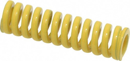 Dayton Lamina 9-0807-36 Die Spring 1/2" Hole Dia, 9/32" Rod Dia, 1-3/4" Free Length, Yellow