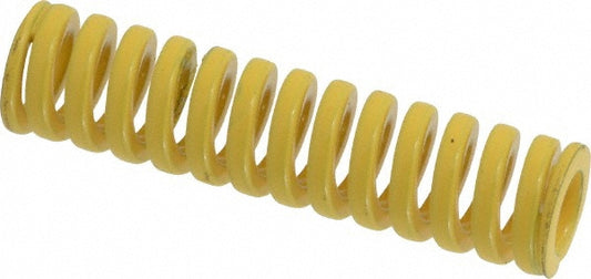Dayton Lamina 9-0808-36 Die Spring 1/2" Hole Dia, 9/32" Rod Dia, 2" Free Length, Yellow