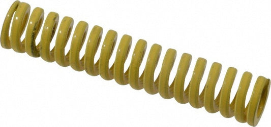 Dayton Lamina 9-0810-36 Die Spring 1/2" Hole Dia, 9/32" Rod Dia, 2-1/2" Free Length, Yellow