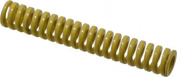 Dayton Lamina 9-0812-36 Die Spring 1/2" Hole Dia, 9/32" Rod Dia, 3" Free Length, Yellow