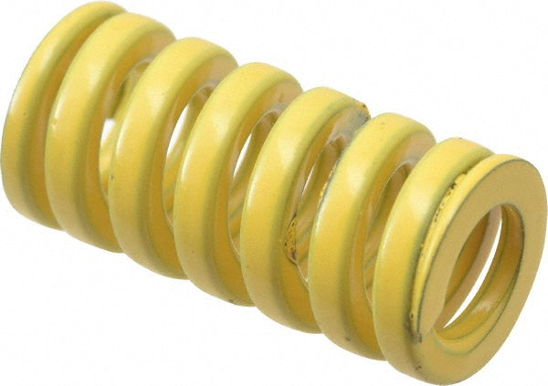 Dayton Lamina 9-1005-36 Die Spring 5/8" Hole Dia, 11/32" Rod Dia, 1-1/4" Free Length, Yellow