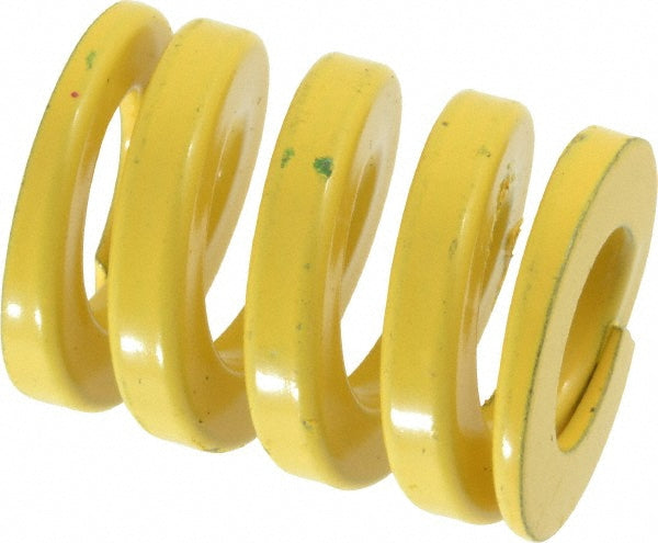 Dayton Lamina 9-1605-36 Die Spring 1" Hole Dia, 1/2" Rod Dia, 1-1/4" Free Length, Yellow