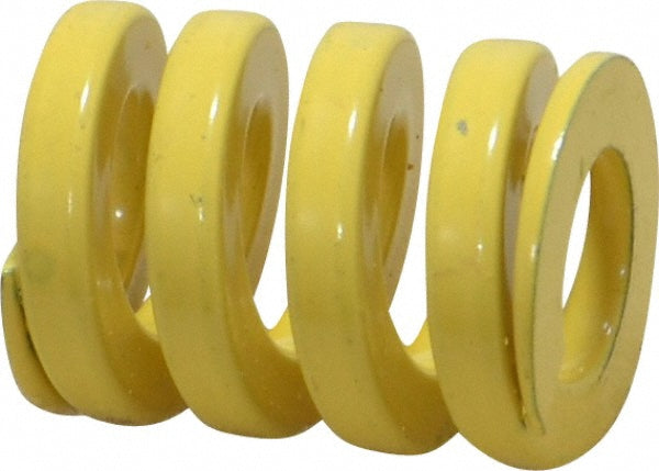 Dayton Lamina 9-1606-36 Die Spring 1" Hole Dia, 1/2" Rod Dia, 1-1/2" Free Length, Yellow