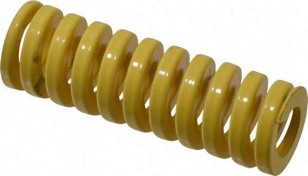 Dayton Lamina 9-1612-36 Die Spring 1" Hole Dia, 1/2" Rod Dia, 3" Free Length, Yellow