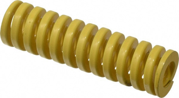 Dayton Lamina 9-1614-36 Die Spring 1" Hole Dia, 1/2" Rod Dia, 3-1/2" Free Length, Yellow