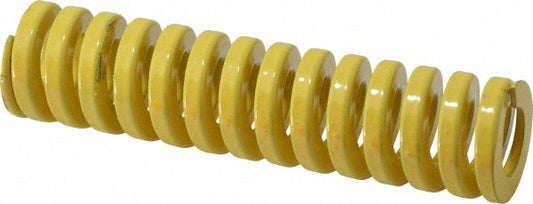 Dayton Lamina 9-1616-36 Die Spring 1" Hole Dia, 1/2" Rod Dia, 4" Free Length, Yellow