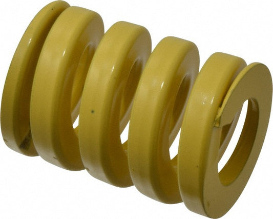 Dayton Lamina 9-2408-36 Die Spring 1-1/2" Hole Dia, 3/4" Rod Dia, 2" Free Length, Yellow