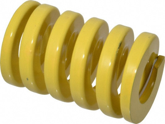 Dayton Lamina 9-3212-36 Die Spring 2" Hole Dia, 1" Rod Dia, 3" Free Length, Yellow