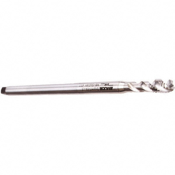 Emuge B2503000.0030 Extension Tap M3 x 0.5, 3 Flutes, Bright/Uncoated, Cobalt, Spiral Flute