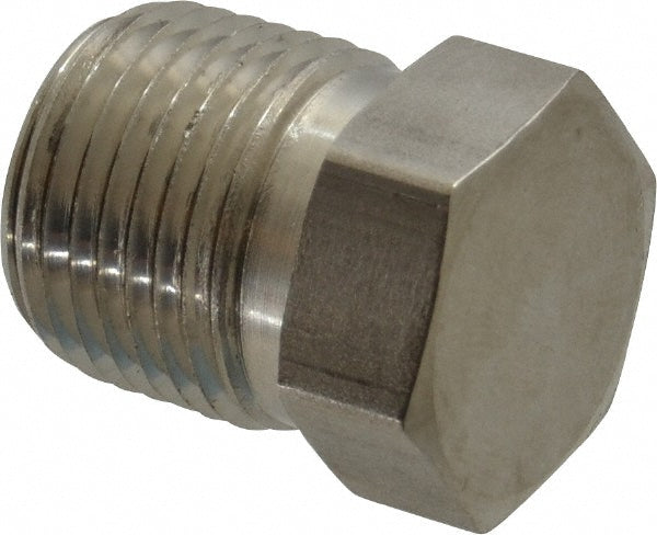 OMEGA ONE INC. P-1/2-HP Pipe Hex Plug 1/2", 316 Stainless Steel