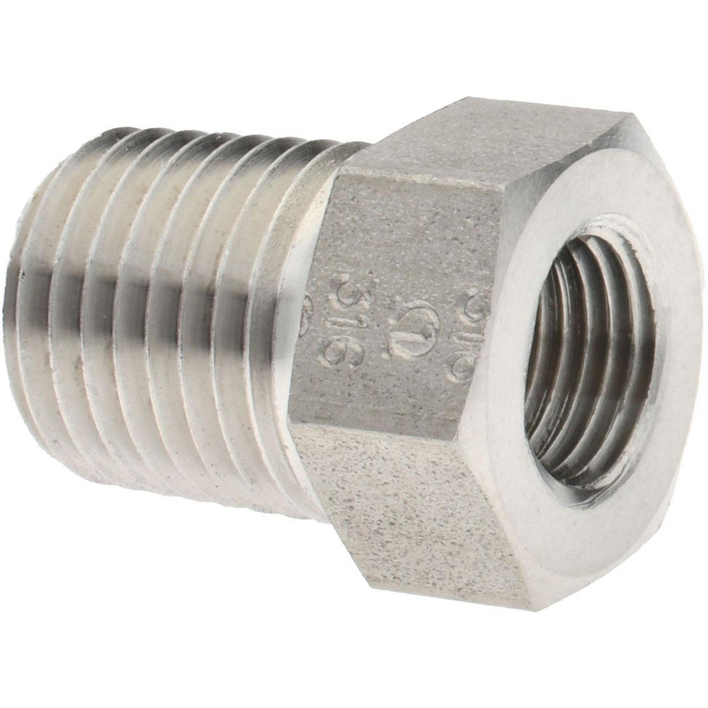 OMEGA ONE INC. P-1/4X1/8-PTR Pipe Bushing 1/4 x 1/8", 316 Stainless Steel
