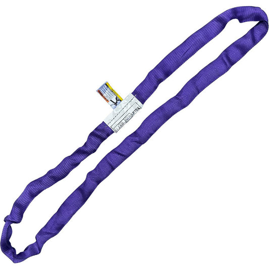 Liftex ENR1X4PD Round Slings Sling Type Endless  Sling Material Polyester  Sling Length (Feet) 4  Sling Diameter (Inch) 5/8  Braided No  Vertical Capacity (Lb.) 2600 (Pounds)