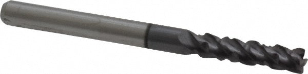 ProMax 120-00814 Roughing & Finishing End Mill 1/8" Dia, 4 Flutes, 0.01" Corner Radius, Corner Radius End, Solid Carbide