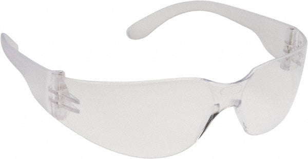 Radians MR0111ID Safety Glass Anti-Fog & Scratch-Resistant, Polycarbonate, Clear Lenses, Frameless, UV Protection