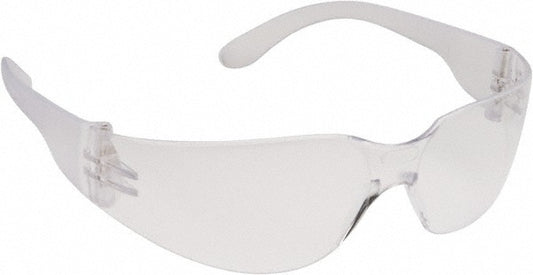Radians MR0111ID Safety Glass Anti-Fog & Scratch-Resistant, Polycarbonate, Clear Lenses, Frameless, UV Protection
