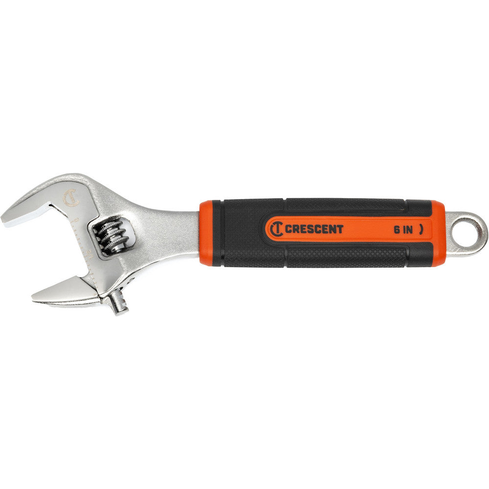 Crescent AC36CVS Adjustable Wrenches Overall Length (Inch) 6  Finish Polished Chrome  Handle Type Cushioned  Material Steel  Measuring Scale Yes  Jaw Capacity (Inch) 1-51/64