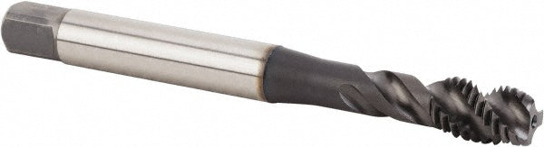 Kennametal 4026182 Spiral Flute Tap M8x1.25, Metric, 3 Flute, Modified Bottoming Chamfer, 6HX Class of Fit, Powdered Metal, Multi-layer Finish