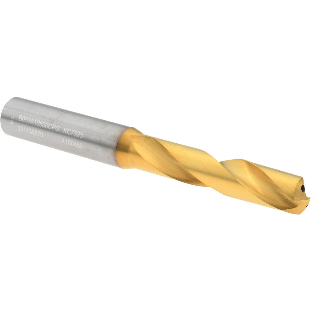 Kennametal 4150460 Screw Machine Length Drill Bit 10.50 mm Dia, 140 deg Point, Solid Carbide