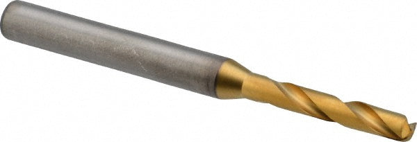 Kennametal 4150194 Screw Machine Length Drill Bit Size #21, 140 deg Point, Solid Carbide