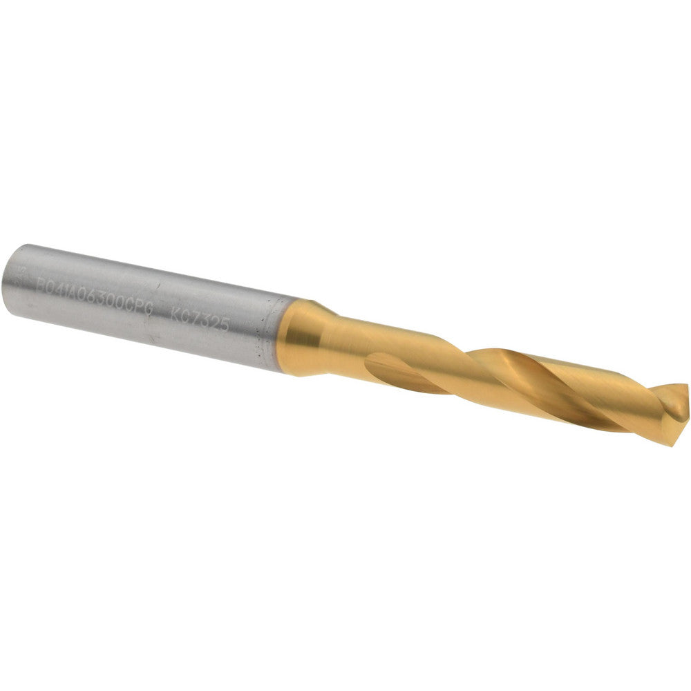 Kennametal 4150229 Screw Machine Length Drill Bit 6.30 mm Dia, 140 deg Point, Solid Carbide