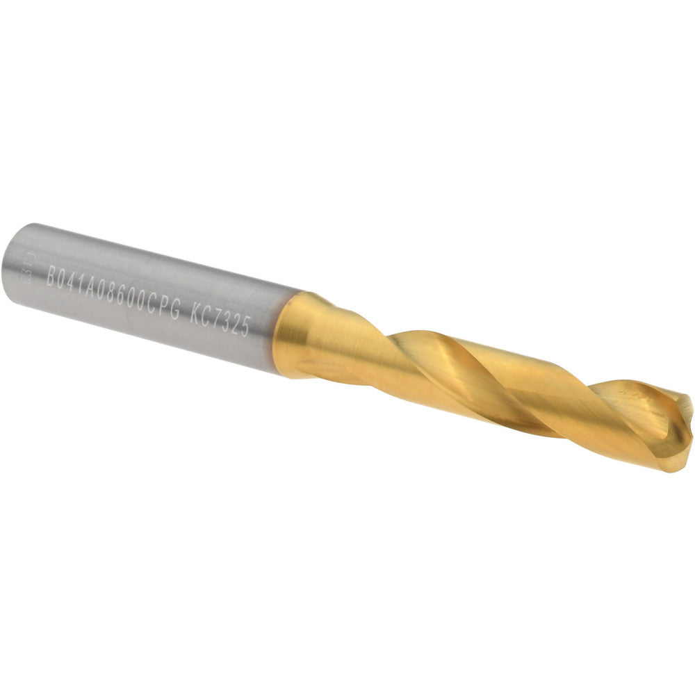 Kennametal 4150261 Screw Machine Length Drill Bit 8.60 mm Dia, 140 deg Point, Solid Carbide