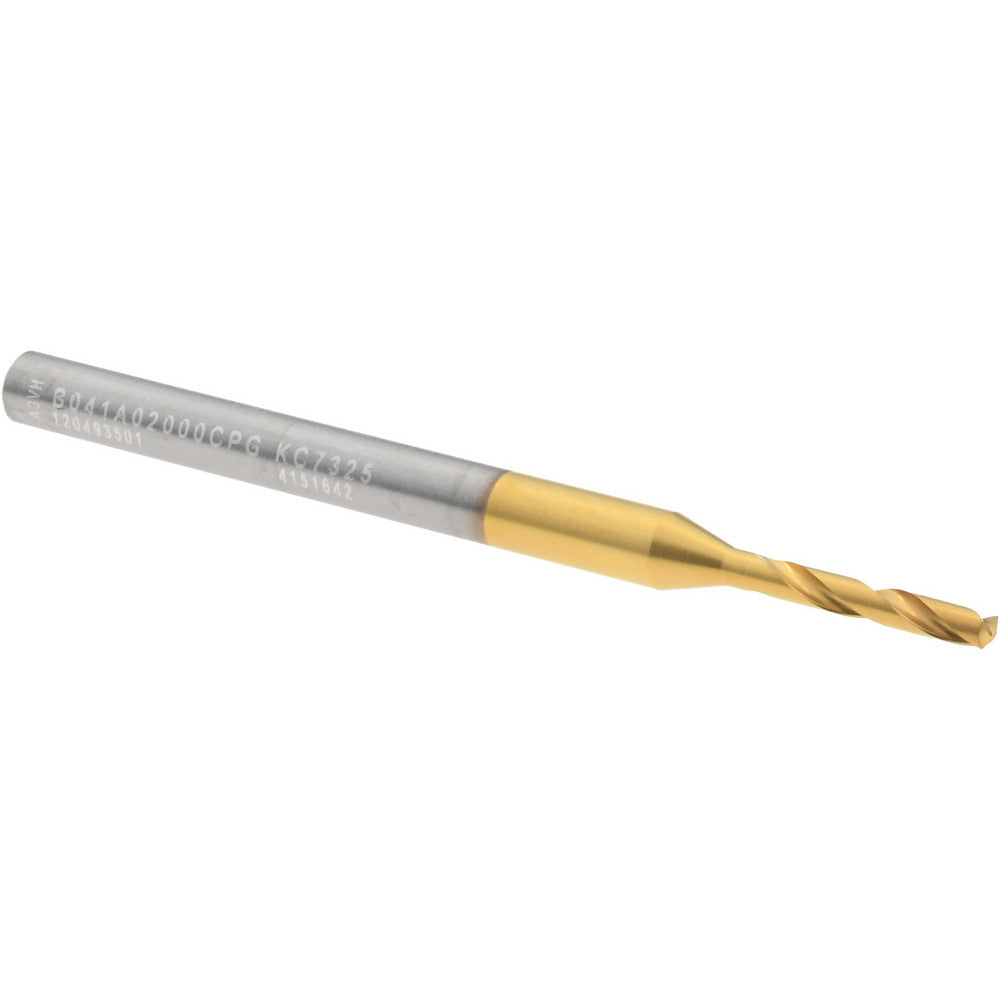 Kennametal 4151642 Screw Machine Length Drill Bit 2.00 mm Dia, 140 deg Point, Solid Carbide