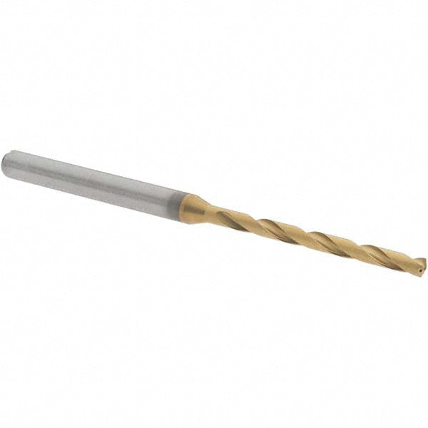 Kennametal 4151748 Taper Length Drill Bit Series B053A-CPG, 0.096" Dia, 140 &deg Point, Solid Carbide