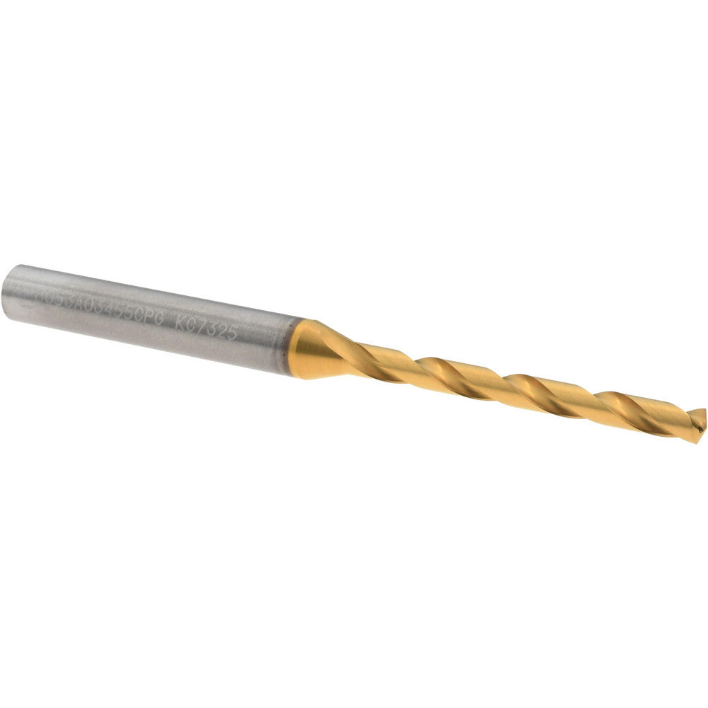 Kennametal 4149598 Taper Length Drill Bit Series B053A-CPG, #29, 140 &deg Point, Solid Carbide
