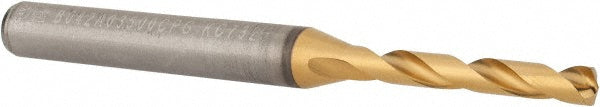 Kennametal 4150641 Jobber Length Drill Bit 3.50 mm (0.1378) Dia, 140 deg, Solid Carbide