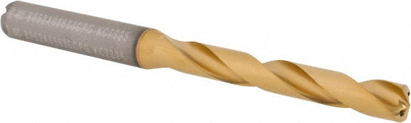 Kennametal 4149235 Jobber Length Drill Bit Letter G (0.2610) Dia, 140 deg, Solid Carbide