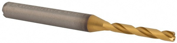 Kennametal 4149131 Jobber Length Drill Bit #30 (0.1285) Dia, 140 deg, Solid Carbide