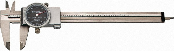 TESA Brown & Sharpe 00589021 Dial Caliper 6'' Range, 0.001'' Graduation, 0.1'' per Revolution