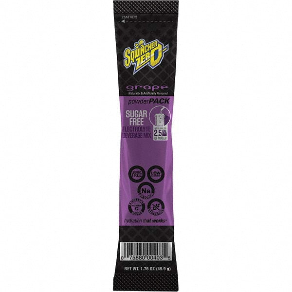 Sqwincher 159016804 Sqwincher Activity Drink  1.76oz Packet,  Grape,  Powder,