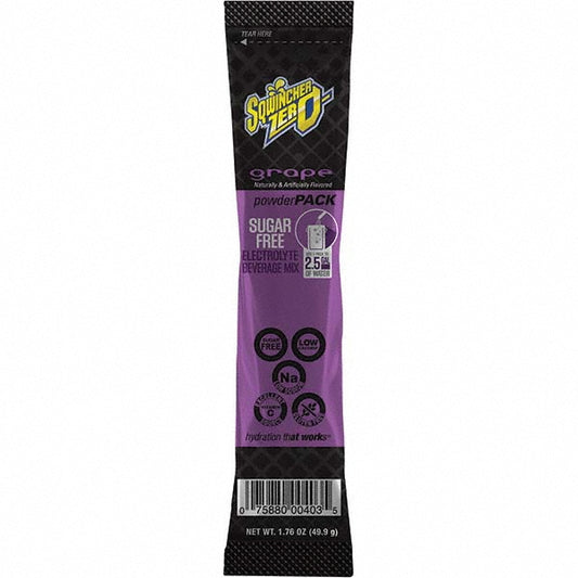 Sqwincher 159016804 Sqwincher Activity Drink  1.76oz Packet,  Grape,  Powder,