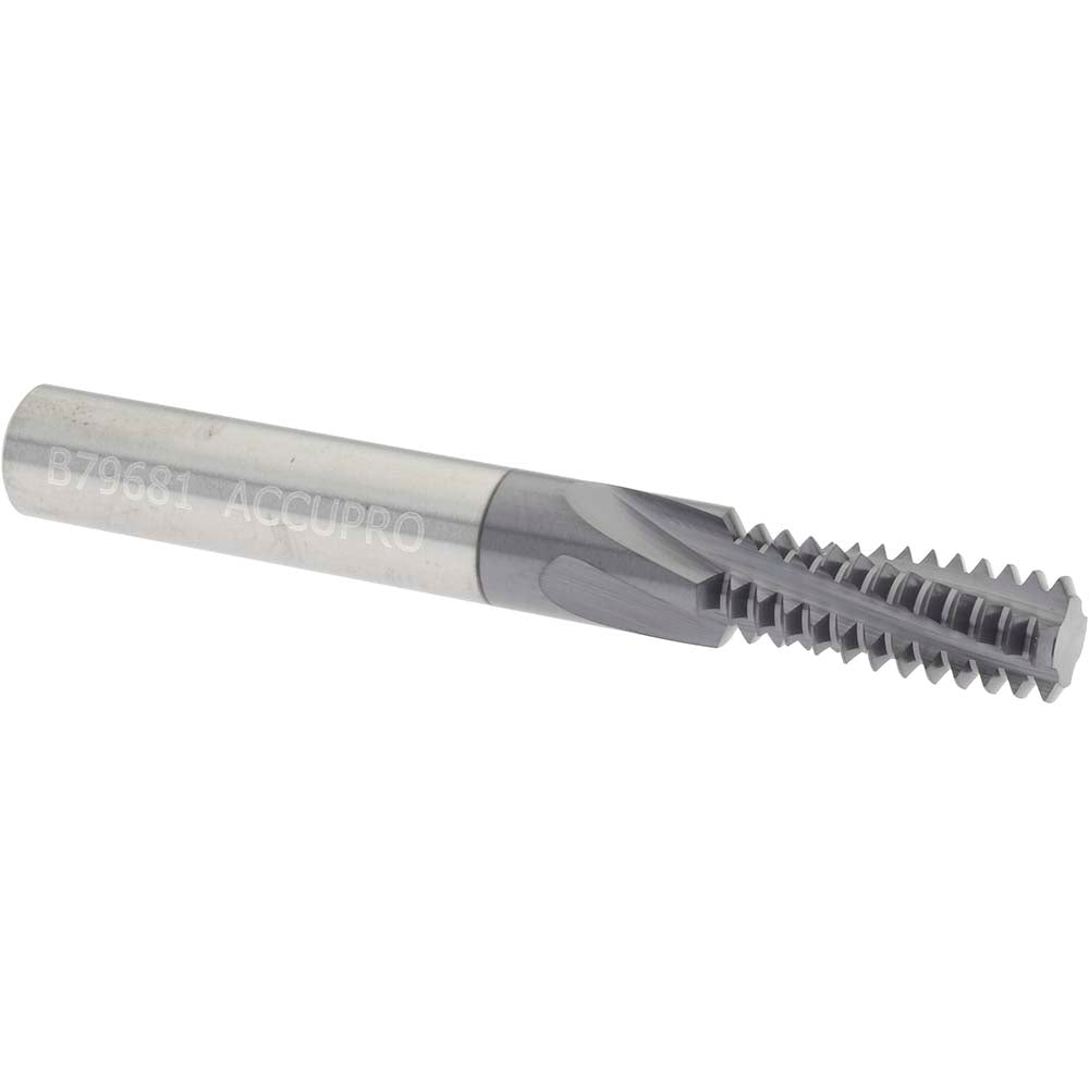 Accupro 930-37516 Helical Flute Thread Mill 3/8-16, Internal, 4 Flute, 0.3125" Shank Dia, Solid Carbide