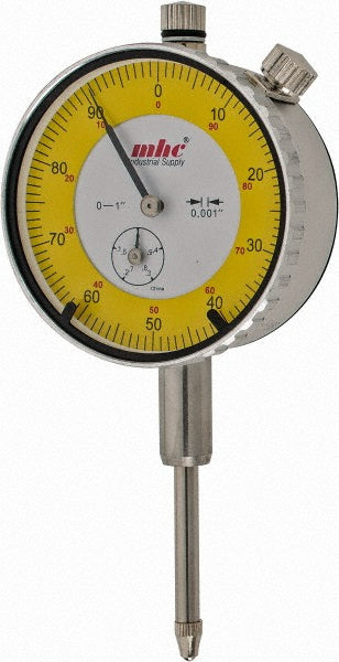 Value Collection 6605-4070 Dial Drop Indicator 1" Range, 0-100 Dial Reading, 0.001" Graduation, 2-9/32" Dial Dia